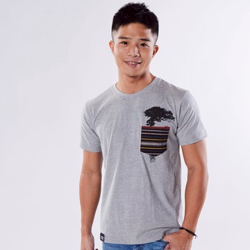 【口袋森林系列】口袋森林經典中性款T(太魯閣灰)