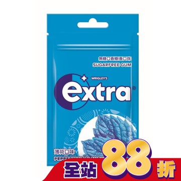 EXTRA 潔淨無糖口香糖袋裝28g