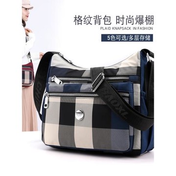 2025新款牛津尼龍女包單肩中老年輕便媽媽包大容量時尚百搭斜挎包