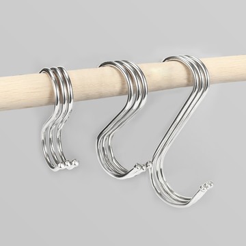 不鏽鋼S型掛勾 【D026】 多種款式 多用途 萬用掛勾 免釘掛鉤 S掛勾 S勾 掛包包 置物勾 不鏽鋼掛鉤 金屬掛鉤 倒掛鉤 鐵鉤 勾勾 掛鉤 掛勾 多功能掛勾 居家用品 收納用品 五金工具