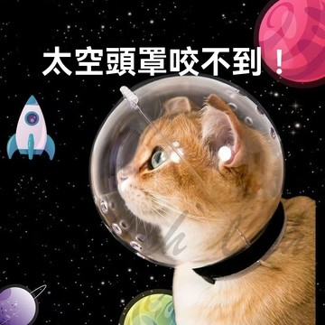 貓頭套 太空頭套 貓咪頭套 寵物頭套 伊莉莎白頭套 羞恥圈 太空頭罩 防貓抓 防舔頭套 防咬頭套 可愛頭套 透氣舒適頭套