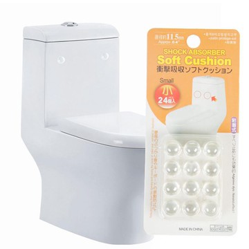 日式透明櫥櫃防撞墊【24粒裝】防撞粒 緩衝器 消音墊 門板保護墊 防滑墊【S166】博萊品