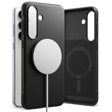 Rearth 三星 Galaxy S25 FE (Ringke ONYX Magnetic) 磁吸式抗震保護殼(黑)