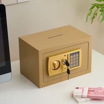 年新款電子保險箱櫃保險箱存錢罐只進不出兒童男女孩密碼儲蓄284LPS 快速寄出