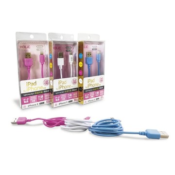 HOLiC 8pin充傳1M進化版(白)W074+