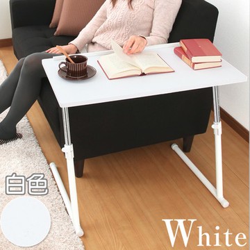 《C&B》加長版輕巧便利Z字桌白色
