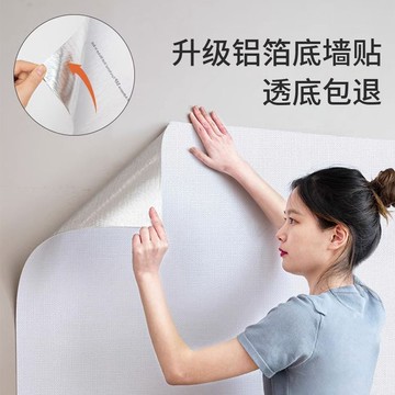 高檔墻紙加厚自粘貼紙全鋪高級感墻面防水防潮家用臥室大面積墻壁