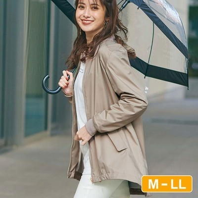 Ranan 雨に負けない はっ水きれいめロングブルゾン 通販 Lineポイント最大get Lineショッピング