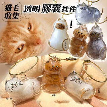 我愛貓咪!【寵家 Pet Home】日本製 貓毛收集扭蛋掛飾 貓毛收集器 寵物紀念品 貓咪
