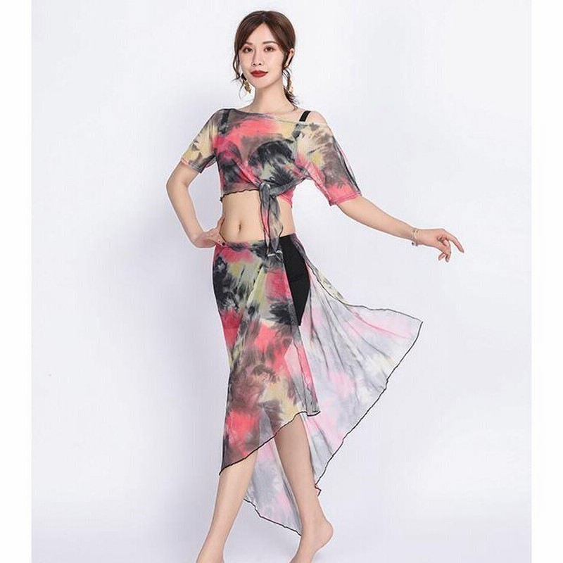 スリット入りで セクシーな印象に おしゃれ かわいい シフォン スカート スカートシフォンスカート スリット ダンス ダンスウェア ピンク ブルー ベリーダンス ベリーダンス衣装 ボトムス レッスンウェア レッスン着 レッド レディース 全9色 女性 白 練習着 華やか 衣装