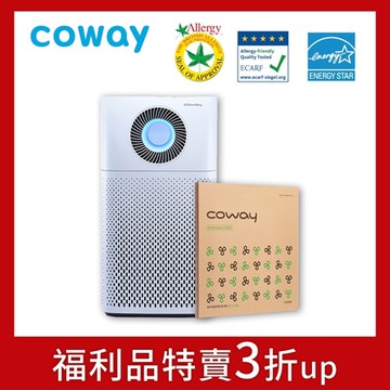 Coway A級福利品 抑制流感 20坪 綠淨力噴射循環空氣清淨機 AP-1516D+贈活性碳濾網一片