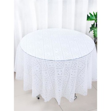圓形一次性桌布圓形飯店圓桌婚慶臺布野餐布防水防滑防油單張印花