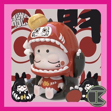 【現貨】KIBBI恐龍妹吊卡版｜達摩恐龍 公仔限量款｜愛蛋客