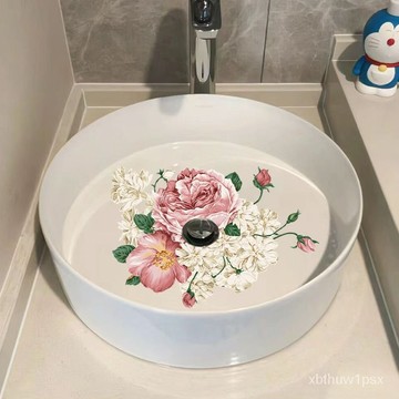 🎀本土貨24h熱賣🎀洗手臺貼紙遮醜防水衛生間自粘墻紙厠所裝飾畵翻新墻貼畵遮醜浴室🌟 GRSS