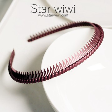 【Star wiwi】時尚風采齒梳髮箍《髮飾 • 髮箍》《2入組》《霧褐棕色》