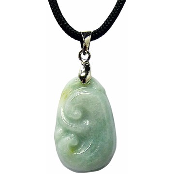 小桃子葡萄肉 天然A貨翡翠玉石吊墜子項鍊PP14