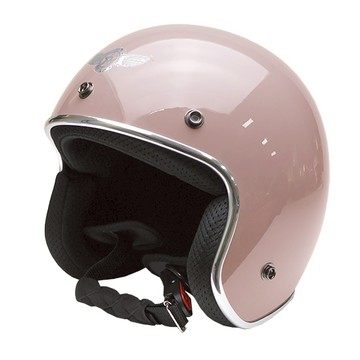 EVO CA-310 平價騎士帽 素色 法國粉 CA310M CA310L 半拆洗 銀色邊條 復古帽 安全帽 半罩