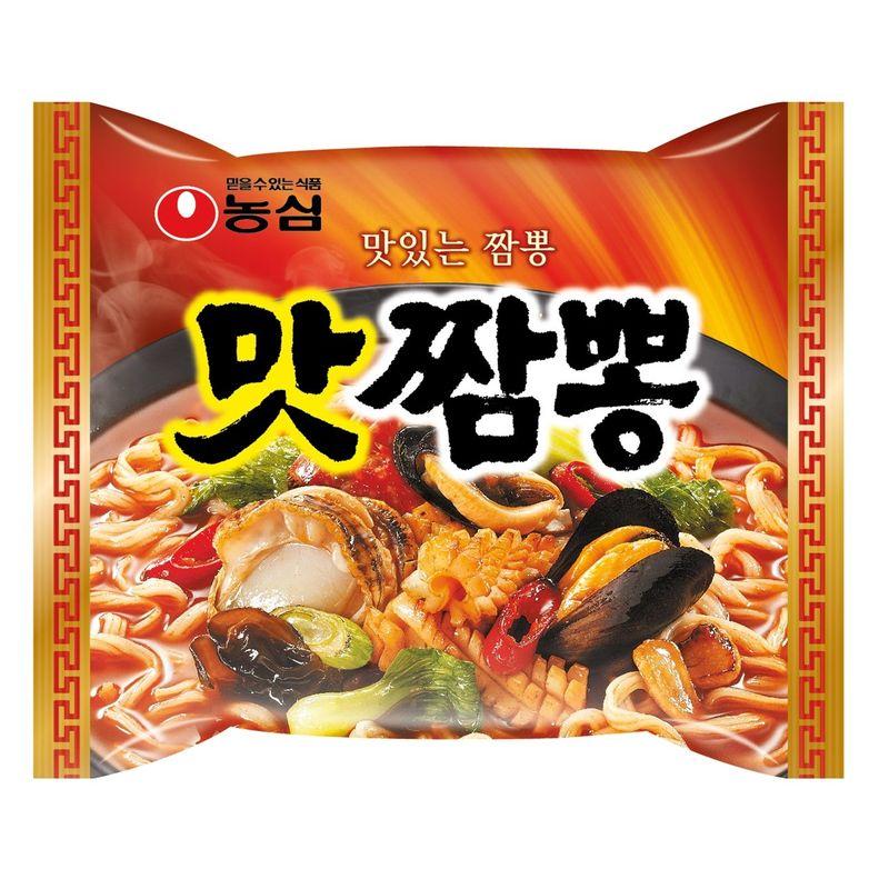 NONG SHIM 農心 マッチャンポン 130g×4個入りパック ノンシン 韓流中華チャンポン 韓国ラーメン インスタントラーメン