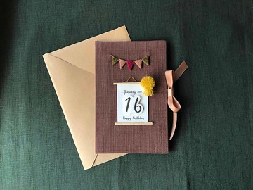 專屬於你的祝福 |手工卡片|生日卡  Handmade card