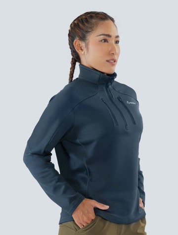 ｜享趣戶外｜ 《TAKODA》Skan 厚版彈性刷毛套頭保暖衣 女款 (兩色)