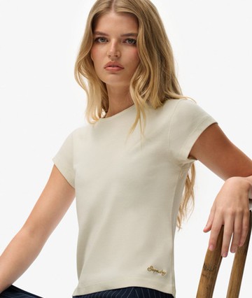 Superdry Women's Athletic Essential T-shirt White Size: 2