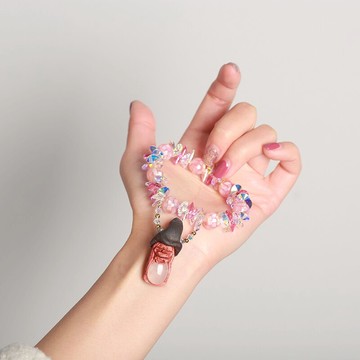 北歐盧恩符文能量精靈水晶轉運吊墜手鏈本命年護身招財旺姻緣學業