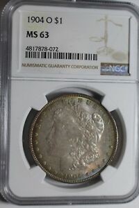 金貨 銀貨 硬貨 シルバー ゴールド アンティークコイン 1904 O TONED