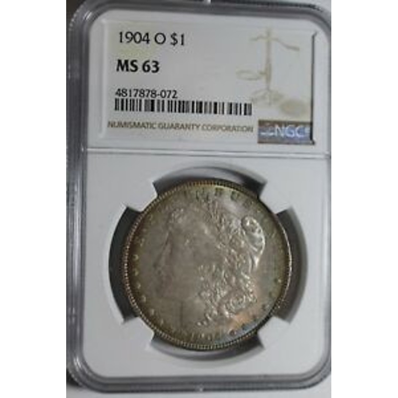 金貨 銀貨 硬貨 シルバー ゴールド アンティークコイン 1904 O TONED