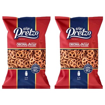 Pretzo 不囉嗦經典鹽味蝴蝶餅 125g 酥脆鹹香 非油炸零食 辦公室、追劇、露營  2包