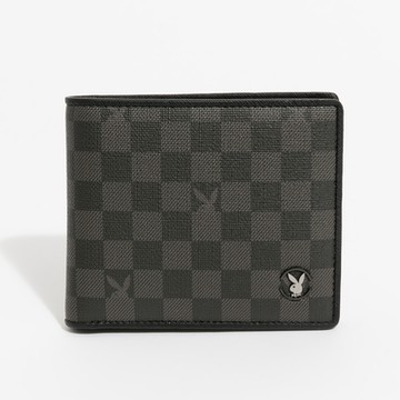 PLAYBOY - 磁扣短夾 Honour系列 - 黑色