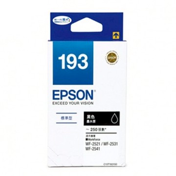滿額現折220★EPSON 193原廠墨水匣 T193150 (黑) 適用WF-2521/2531/2541(MFP)/WF-2631/WF-2651