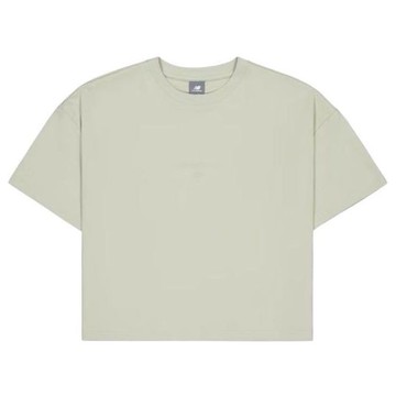 (WMNS) New Balance Cotton T-Shirt 'Grey'