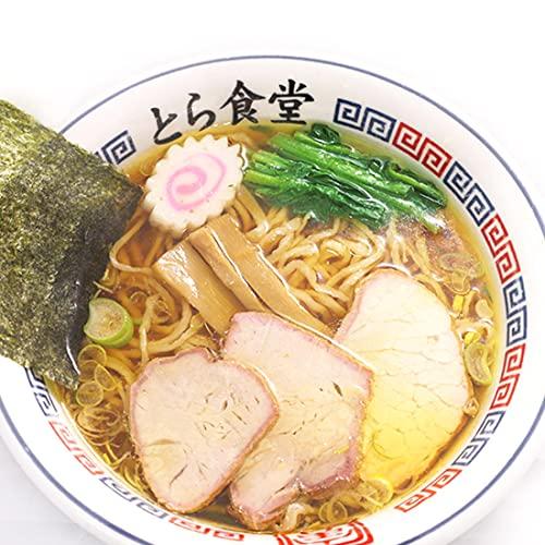 久保田麺業 新味! 白河ラーメン とら食堂 3食入り スープ付き  のり3枚