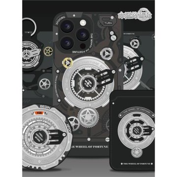 XFOONG原創|設計師品牌 命運的齒輪 雙面imd TPU軟殼 掛繩孔獨立按鍵 磁吸蘋果手機殼保護套