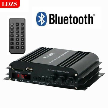 功放 擴大機 家庭劇院 卡拉OK K歌專用 新款4.0聲道超低音炮汽車功放機專業大功率家用12V車載功放