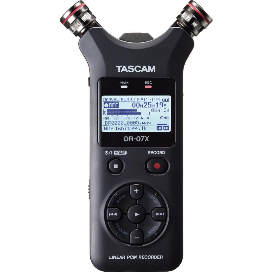 TASCAM(タスカム) DR-07X USB オーディオインターフェース搭載 ステレオ リニアPCMレコーダー ハンディレコーダー USBマイク Y