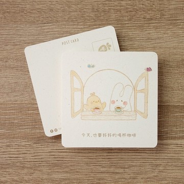 日日好 明信片 │ 今天也要好好的喝杯咖啡 │ 手繪 / 插畫