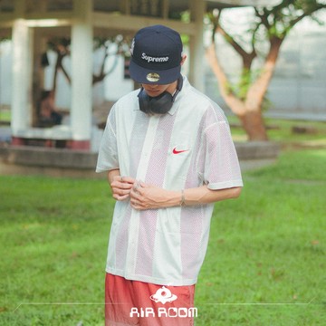 AirRoom 正品現貨 2024SS Supreme X nike mesh s/s shirt 聯名 洞洞 襯衫
