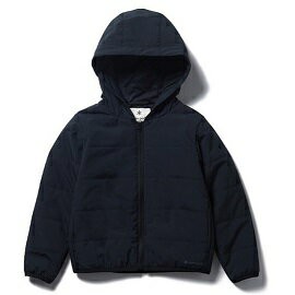 [ Snow Peak ] 兒童 保暖連帽拉鍊外套 黑  / SW-24AK002