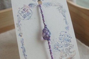 紫耀_極簡風蠟繩手環 | 小火龍礦編 |