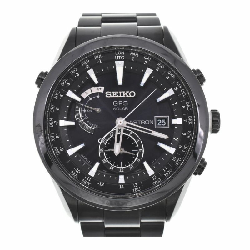 ☆美品【SEIKO】セイコー アストロン チタン/セラミック SBXA007/7X52 
