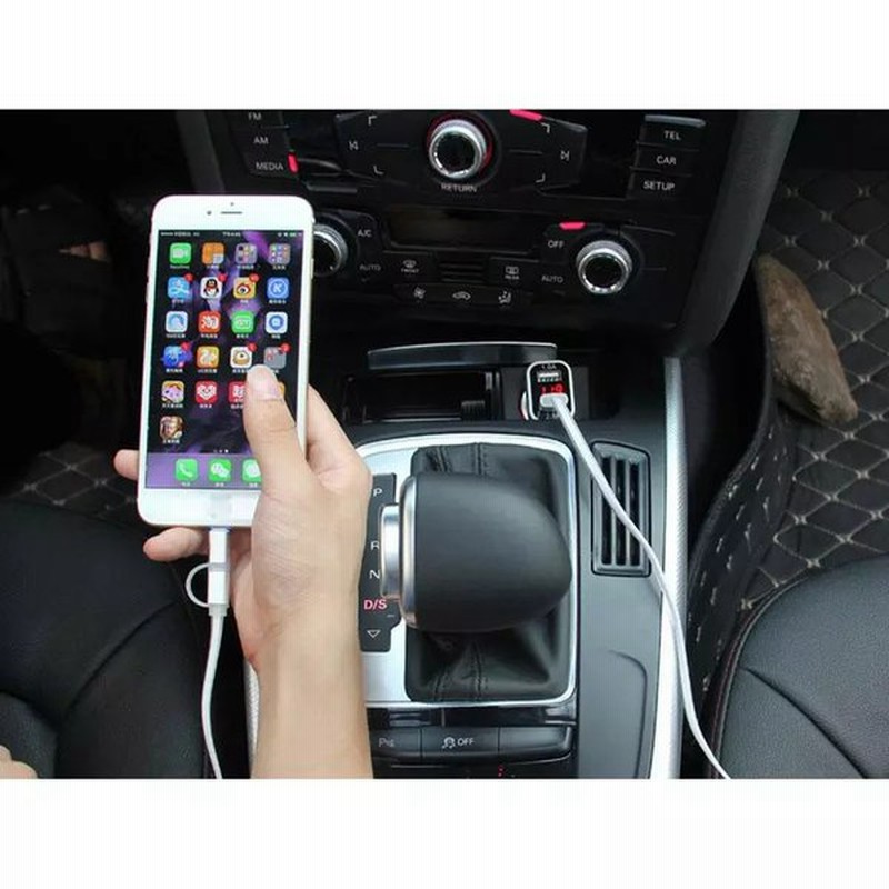 Unniversalデュアルusbカーチャージャー高速スマホ充電器1224vプラググローアダプタスマホ車充電器ミニアクセサリー 通販 Lineポイント最大0 5 Get Lineショッピング