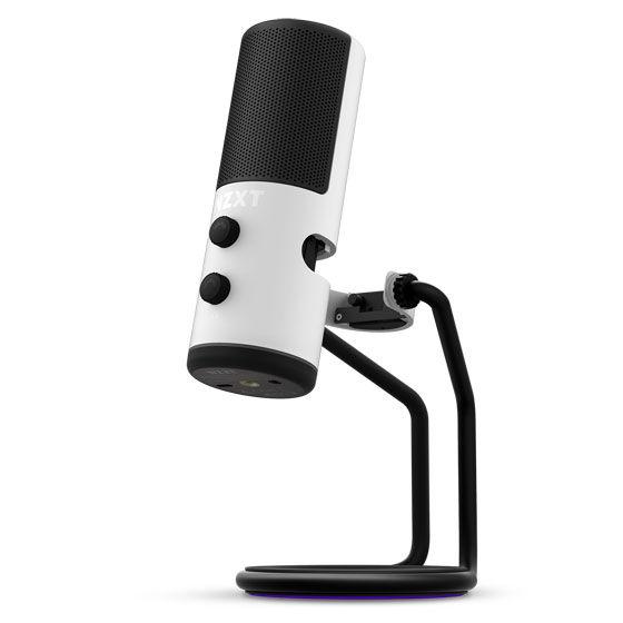 NZXT ハイレゾ対応 高音質USBコンデンサーマイク Capsule(マットホワイト) AP-WUMIC-W1 返品種別A