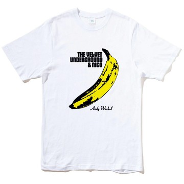 Andy Warhol Velvet Underground 短袖T恤 白色 香蕉POP普普藝術樂團搖滾現貨