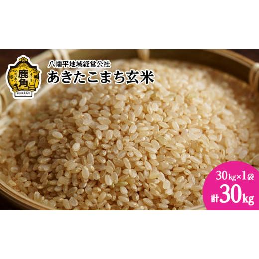 ふるさと納税 秋田県 鹿角市 令和5年産 あきたこまち 玄米 30kg●2023年11月中旬発送開始　新米 米 秋田県 鹿角市 農家直送 産地直送 …