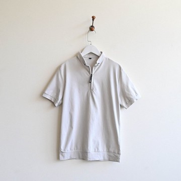 【NaSuBi Vintage】造型領型拉鍊設計古著上衣