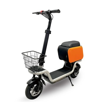 CARSCAM S20一體式摺疊電動滑板車 贈前置物籃 可坐式行李箱