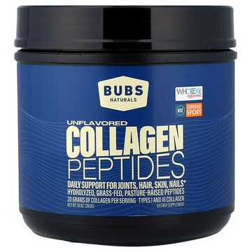 BUBS Naturals, 膠原蛋白肽，原味，10 盎司（283 克）