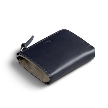 Bellroy L-Pocket RFID防盜保護短夾 皮夾 拉鍊錢包 暑期質感選物 送禮-海軍藍