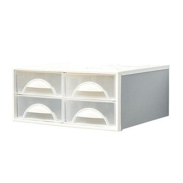 【Y HOUSE】可自由堆疊四格抽屜 抽屜收納箱 置物櫃 塑膠收納箱